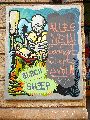 Plakate, Graffitis, Werbung,Aufkleber,  Kunst oder Ähnliches in der Neustadt-Antonstadt, Politisches und Unpolitisches