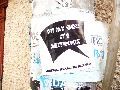 Plakate, Graffitis, Werbung,Aufkleber,  Kunst oder Ähnliches in der Neustadt-Antonstadt, Politisches und Unpolitisches
