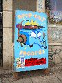 Plakate, Graffitis, Werbung,Aufkleber,  Kunst oder Ähnliches in der Neustadt-Antonstadt, Politisches und Unpolitisches