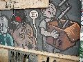 Plakate, Graffitis, Werbung,Aufkleber,  Kunst oder Ähnliches in der Neustadt-Antonstadt, Politisches und Unpolitisches