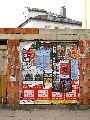 Plakate, Graffitis, Werbung,Aufkleber,  Kunst oder Ähnliches in der Neustadt-Antonstadt, Politisches und Unpolitisches