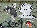 Plakate, Graffitis, Werbung,Aufkleber,  Kunst oder Ähnliches in der Neustadt-Antonstadt, Politisches und Unpolitisches