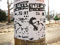 Plakate, Graffitis, Werbung,Aufkleber,  Kunst oder Ähnliches in der Neustadt-Antonstadt, Politisches und Unpolitisches