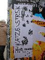 Plakate, Graffitis, Werbung,Aufkleber,  Kunst oder Ähnliches in der Neustadt-Antonstadt, Politisches und Unpolitisches