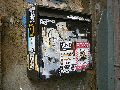 Plakate, Graffitis, Werbung,Aufkleber,  Kunst oder Ähnliches in der Neustadt-Antonstadt, Politisches und Unpolitisches