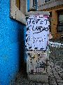 Plakate, Graffitis, Werbung,Aufkleber,  Kunst oder Ähnliches in der Neustadt-Antonstadt, Politisches und Unpolitisches