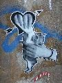 Plakate, Graffitis, Werbung,Aufkleber,  Kunst oder Ähnliches in der Neustadt-Antonstadt, Politisches und Unpolitisches
