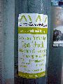 Plakate, Graffitis, Werbung,Aufkleber,  Kunst oder Ähnliches in der Neustadt-Antonstadt, Politisches und Unpolitisches