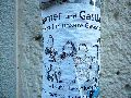 Plakate, Graffitis, Werbung,Aufkleber,  Kunst oder Ähnliches in der Neustadt-Antonstadt, Politisches und Unpolitisches