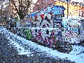Plakate, Graffitis, Werbung,Aufkleber,  Kunst oder Ähnliches in der Neustadt-Antonstadt, Politisches und Unpolitisches
