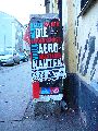 Plakate, Graffitis, Werbung,Aufkleber,  Kunst oder Ähnliches in der Neustadt-Antonstadt, Politisches und Unpolitisches