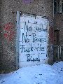 Plakate, Graffitis, Werbung,Aufkleber,  Kunst oder Ähnliches in der Neustadt-Antonstadt, Politisches und Unpolitisches