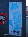 Plakate, Graffitis, Werbung,Aufkleber,  Kunst oder Ähnliches in der Neustadt-Antonstadt, Politisches und Unpolitisches