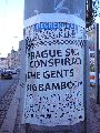 Plakate, Graffitis, Werbung,Aufkleber,  Kunst oder Ähnliches in der Neustadt-Antonstadt, Politisches und Unpolitisches