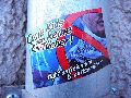 Plakate, Graffitis, Werbung,Aufkleber,  Kunst oder Ähnliches in der Neustadt-Antonstadt, Politisches und Unpolitisches