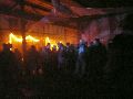Die letzte Party auf dem Bauwagenplatz Bautzener Str., with special performer Ernie