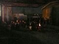 Die letzte Party auf dem Bauwagenplatz Bautzener Str., with special performer Ernie