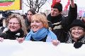 Anläßlich des Bombardements Dresdens am 13.02.1945,  13.02.2009-14.02.2009