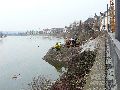 Spaziergang zwischen Pieschen-Flügelwegbrücke, längs der Elbe
