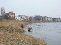Spaziergang zwischen Pieschen-Flügelwegbrücke, längs der Elbe