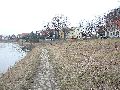 Spaziergang zwischen Pieschen-Flügelwegbrücke, längs der Elbe