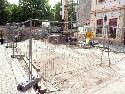 ehemals Jugendbibliothekstandort, heute Baustelle an der Hauptstr.vormals Straße der Einheit