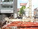 ehemals Jugendbibliothekstandort, heute Baustelle an der Hauptstr.vormals Straße der Einheit