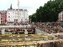 ehemals Jugendbibliothekstandort, heute Baustelle an der Hauptstr.vormals Straße der Einheit