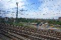 Eisenbahnfahrt Neustädter Bahnhof Richtung Heidenau, Rechtsseitig