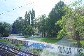 Eisenbahnfahrt Neustädter Bahnhof Richtung Heidenau, Rechtsseitig