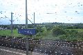 Eisenbahnfahrt Neustädter Bahnhof Richtung Heidenau, Rechtsseitig
