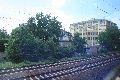 Eisenbahnfahrt Neustädter Bahnhof Richtung Heidenau, Rechtsseitig