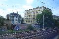Eisenbahnfahrt Neustädter Bahnhof Richtung Heidenau, Rechtsseitig