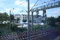 Eisenbahnfahrt Neustädter Bahnhof Richtung Heidenau, Rechtsseitig