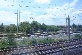 Eisenbahnfahrt Neustädter Bahnhof Richtung Heidenau, Rechtsseitig