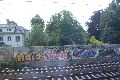 Eisenbahnfahrt Neustädter Bahnhof Richtung Heidenau, Rechtsseitig