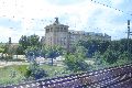 Eisenbahnfahrt Neustädter Bahnhof Richtung Heidenau, Rechtsseitig