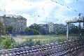 Eisenbahnfahrt Neustädter Bahnhof Richtung Heidenau, Rechtsseitig