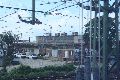 Eisenbahnfahrt Neustädter Bahnhof Richtung Heidenau, Rechtsseitig