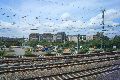 Eisenbahnfahrt Neustädter Bahnhof Richtung Heidenau, Rechtsseitig