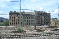 Eisenbahnfahrt Neustädter Bahnhof Richtung Heidenau, Rechtsseitig