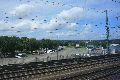 Eisenbahnfahrt Neustädter Bahnhof Richtung Heidenau, Rechtsseitig