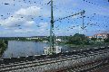 Eisenbahnfahrt Neustädter Bahnhof Richtung Heidenau, Rechtsseitig
