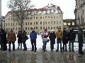 Menschenkette Erinnern und Handeln, anläßlich 13.Februar 1945
