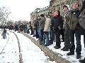 Menschenkette Erinnern und Handeln, anläßlich 13.Februar 1945