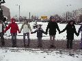 Menschenkette Erinnern und Handeln, anläßlich 13.Februar 1945