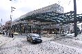 Abriß des Linde Gebäude, Herstellen von Vergangenheit der DDR