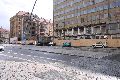 Abriß des Linde Gebäude, Herstellen von Vergangenheit der DDR