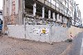 Abriß des Linde Gebäude, Herstellen von Vergangenheit der DDR