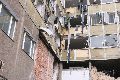 Abriß des Linde Gebäude, Herstellen von Vergangenheit der DDR